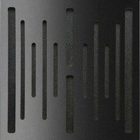 Normal Design Panel Akustisch Akustische Panel Wood Akustikplatte Schwarz