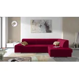 99rooms Piave Ecksofa Velours KRONOS Rot Rechts mit