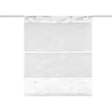 HOME WOHNIDEEN Schmidt Raffrollo Rana 100 cm weiß