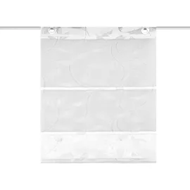 HOME WOHNIDEEN Schmidt Raffrollo Rana 100 cm weiß