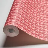Architects Paper Vliestapete Kuilted 10,05 m x 0,53 m 378442 rot
