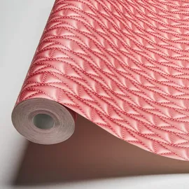Architects Paper Vliestapete Kuilted 10,05 m x 0,53 m 378442 rot