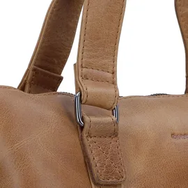 GREENLAND Nature Light Aktentasche Leder 38 cm Laptopfach braun