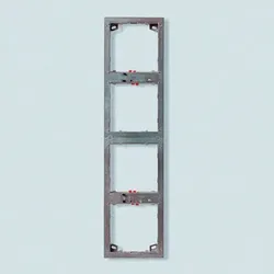 Rahmen-Türstation 4f UP ms Zn-guss messing 99,5x399,5x17mm