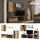 Vicco Vicco, Wohnwand, Wohnwand Berno, Goldkraft Eiche/Anthrazit, 4er Set