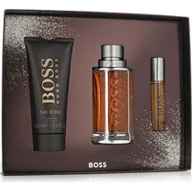 HUGO BOSS Boss The Scent Eau de Toilette 100 ml + Duschgel 100 ml + Eau de Toilette 10 ml Geschenkset 1