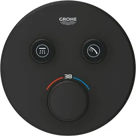 Grohe Grohtherm SmartControl mit 2 Absperrventilen, phantom black