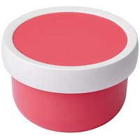 MEPAL Fruchtbox mit Gabel Campus Snackbox 0,3 Liter pink