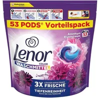 0,66€/Waschladung- Lenor Color Waschmittel Pods- Amethyst & Blumenstrauß- 53 Stk