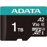 A-Data ADATA AUSDX1TUI3V30SA2-RA1 Memory Card 1 TB MicroSDXC UHS-I U3, Class 10,