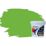 RyFo Colors Silikonharz Fassadenfarbe Lotuseffekt Trend Grasgrün 1l - bunte Fassadenfarbe, weitere Grün Farbtöne und Größen erhältlich, Deckkraft Klasse 1