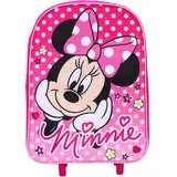 TDL Minnie Mouse Kinderkoffer mit Rollen - Kinder Reise Trolley und Handgepäck - Handgepäck Trolley - Reisekoffer - Langlebiger Kindertrolley - Reisegepäck und Handgepäck - Trolley Tasche