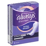 Always Slipeinlagen discreet Extra Sicher Ultimate Nacht, 8 St.