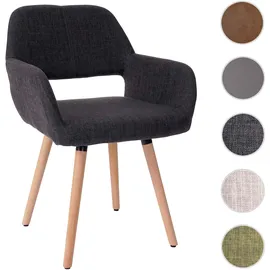 Mendler Esszimmerstuhl HWC-A50 II Textil dunkelgrau