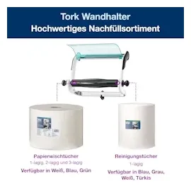 TORK Performance W1 652100 weiß, türkis