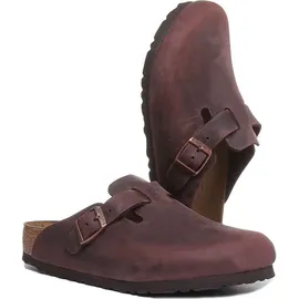 Birkenstock Boston Nubukleder geölt habana 44