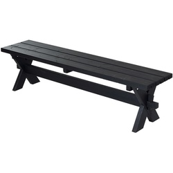 Parkbank Nostalgi 177 x 38 x 44 cm - Gartenbank aus druckimprägniertem Kiefer/Fichte - solide Holzbank als Bausatz - Sitzbank für Garten & Balkon