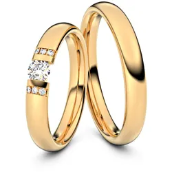 Trauringe Freital 585er RosÈgold - 7416