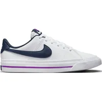 Sneaker NIKE SPORTSWEAR "COURT LEGACY (GS)" Gr. 36, blau (weiß, midnight) Schuhe