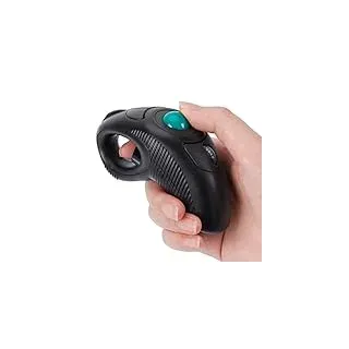 IMAGE Trackball Maus Kabellose USB Handheld Funkmaus mit für Rechts- oder Linkshänder