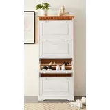 OTTO home Lisa 75 x 172 x 25 cm weiß / weiß