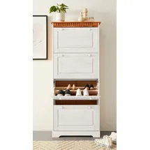 OTTO home Lisa 75 x 172 x 25 cm weiß / weiß