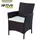 Aktive Rattan Set 5-tlg. Schwarz