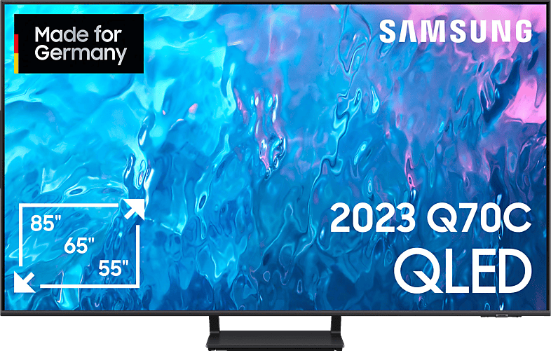 SAMSUNG GQ75Q70CAT QLED TV (Flat, 75 Zoll / 189 cm, UHD 4K, SMART TV, Tizen)
