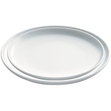 Kahla Grillteller-Set 8tlg. | weißes Tellerset für 4 Personen aus Porzellan