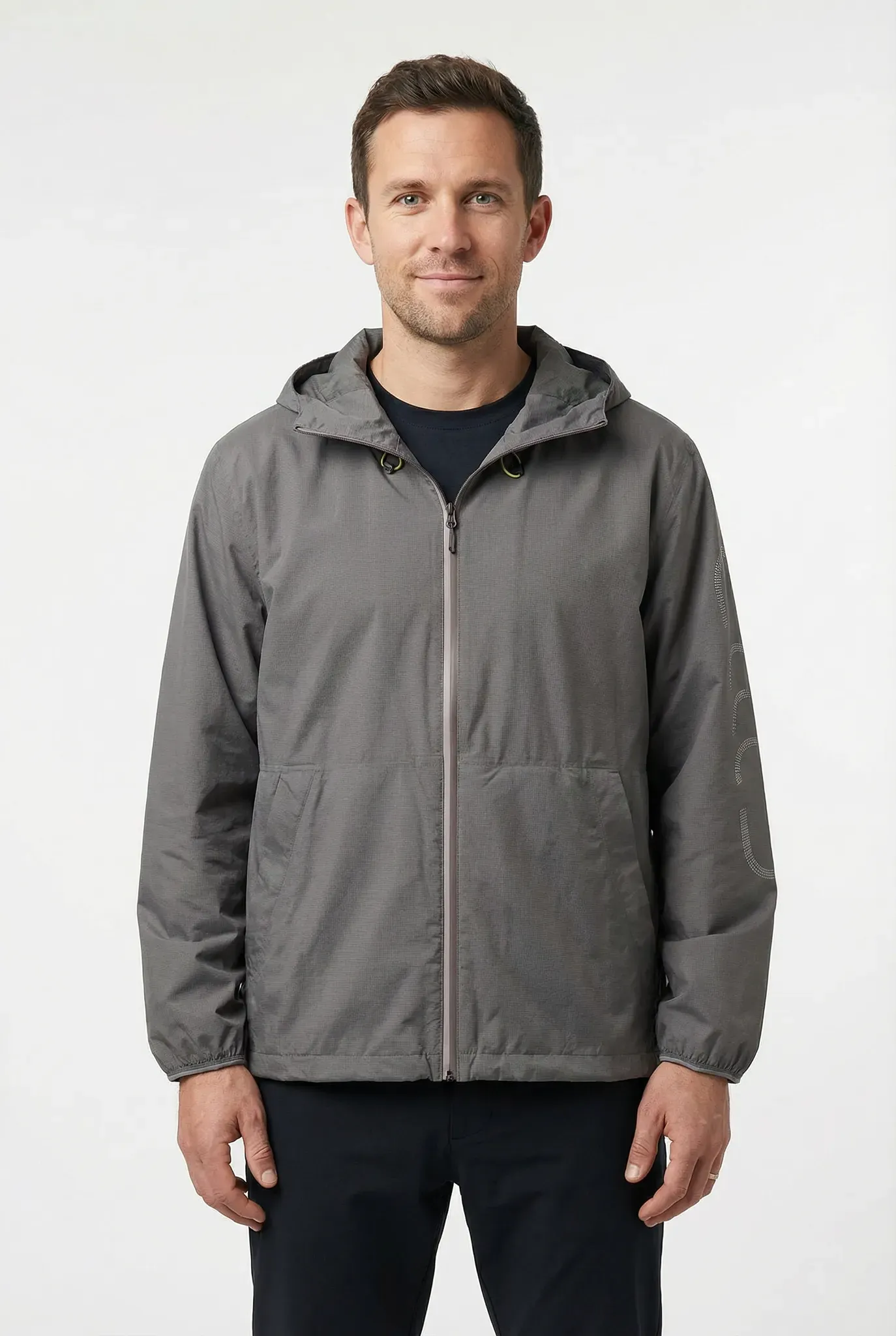 Regenjacke CMP, Herren, Gr. XL, grau (dove grau), Obermaterial: 100% Polyamid, Jacken Regenjacke, mit reflektierendem Gewebe, aus Polyamid