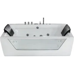 Whirlpool mit Reinigungsfunktion, Pool  Badewanne Wanne AcquaVapore W83R-TH-C aktive Schlauch-Reinigung +70.-€