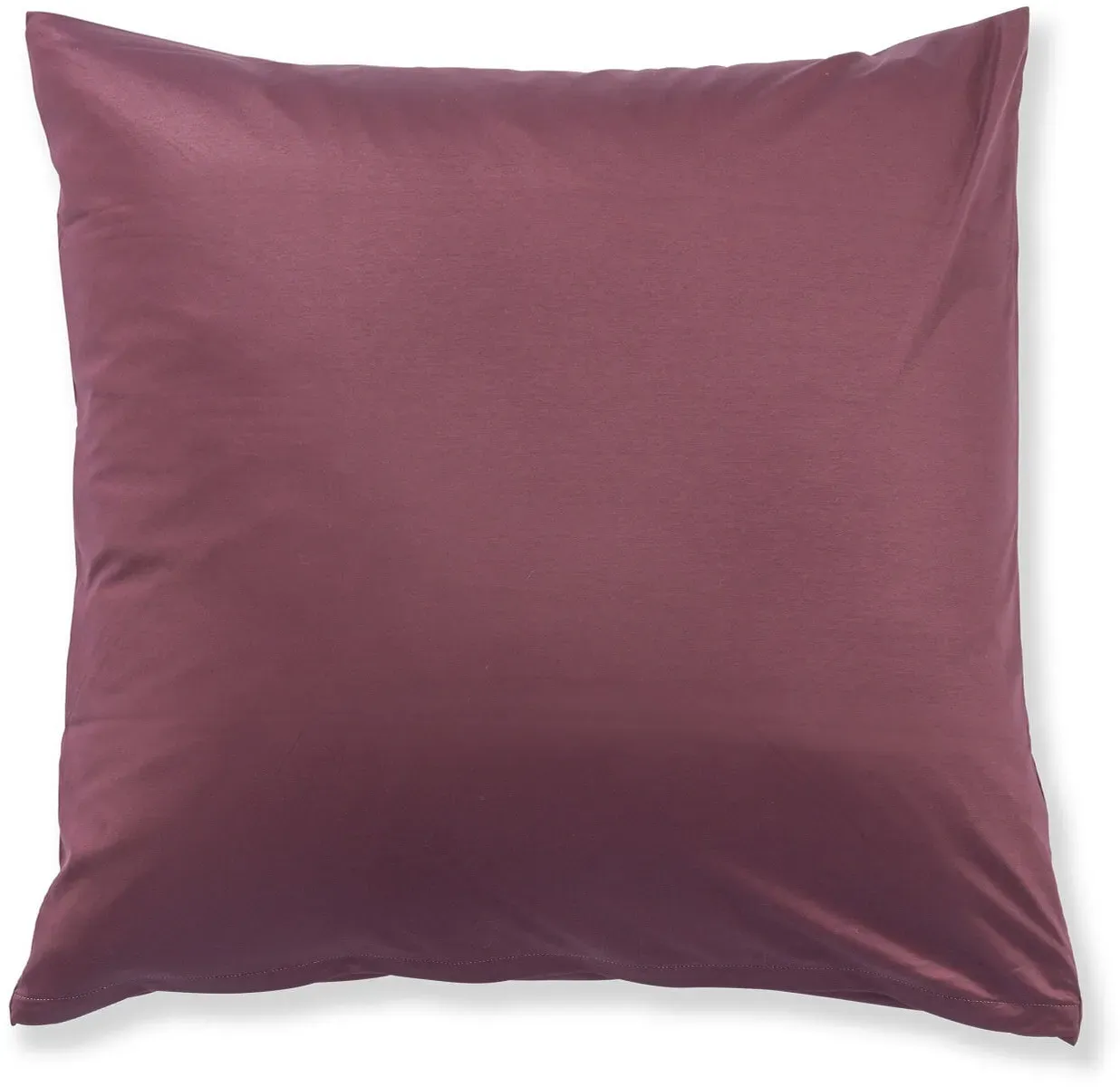 Doris Meyer Uni Interlock Jersey Bettwäsche Kissenbezug einzeln 40x40 cm | bordeaux - rot