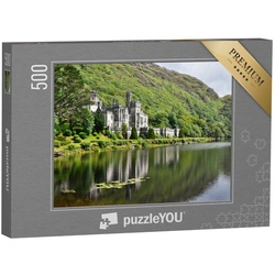 puzzleYOU Puzzle Kylemore Abbey, Galway, Irland, 500 Puzzleteile, puzzleYOU-Kollektionen Irland