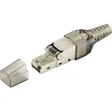 TRU Components RJ45 Stecker Geschirmt CAT 6A Stecker, gerade Polzahl 8P8C 1 St.