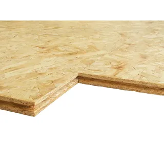 OSB Platten 30 mm, OSB 3, DIN EN 300, SUPERFINISH, 4-seitig Nut + Feder, formaldehydfrei verleimt