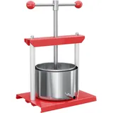 Wiltec Obstpresse 3 l rot