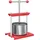 Wiltec Obstpresse 3 l rot