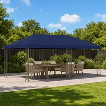 vidaXL Pavillon-Blendenbezug 6 x 3 m Blau