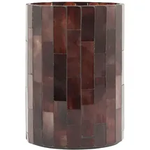 House Doctor Teelichtglas Amroha, Ø10 x H15cm, braun