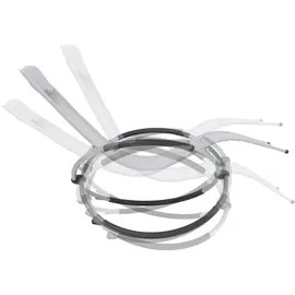 ECD Germany Schaukelliege 150 x 74 x 90 cm Hellgrau