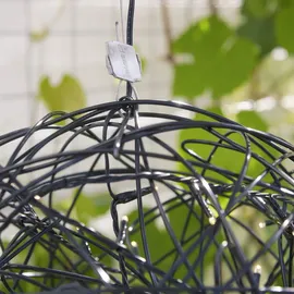 Star Trading Led-3d Kugel Trassel schwarz, Aluminium, 50 cm,