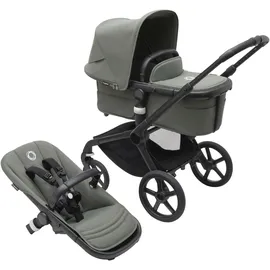 Bugaboo Fox 5 mit Liegewanne und Sitz black/forest green