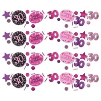 Amscan Konfetti Tischdeko 34 g Pink/Schwarz