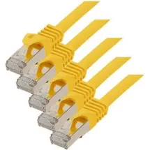 S-Conn SHIVERPEAKS - S-Conn Cat. 7 S/FTP 3 m, 3 m, Cat7, S/FTP (S-STP), RJ-45, RJ-45, Gelb