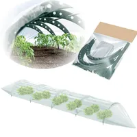 Pflanztunnel Gartentunnel Treibhaus Tomatenhaus Tunnelbögen 2 Größen (Grün, 2,40m)