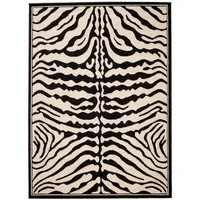 Tapiso Teppich, Schwarz, Creme, Textil, Rechteckig, 80x150 cm, Teppiche & Böden, Teppiche