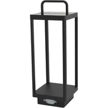 REV Ritter Laterne Aluminium H:51 cm 200 lm inkl. Akku schwarz