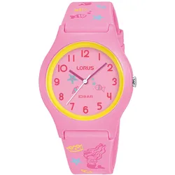 Quarzuhr LORUS, rosa, Armbanduhren, Kinder, Armbanduhr, Kinderuhr, Meerjungfrau, Fisch, Geschenkidee