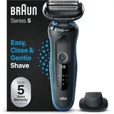 Braun Series 5 Elektro-Rasierer mit EasyClick Aufsatz & Präzisionstrimmer, Bart