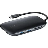 Aukey CB-C71 Hub, - Black